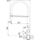 Set Küchenarmatur Franke Icon Semi-Pro 115.0690.598, Flüssigkeitsspender Franke Active SM 119.0547.906