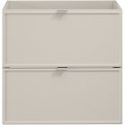 Set Kabinett Comad Bella Cashmere BELLA CASHMERE 82-60-46-2S, Waschbecken Comad Fly FLY WHITE GLOSS UM 60-46 DP ( E-8073-60 )