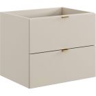 Set Kabinett Comad Dalia Cashmere DALIA CASHMERE 82-60-46-2S, Naphtha-Arbeitsplatte Comad Nordic Cremona CREMONA 89-60-46 M