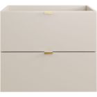 Set Kabinett Comad Dalia Cashmere DALIA CASHMERE 82-60-46-2S, Naphtha-Arbeitsplatte Comad Nordic Cremona CREMONA 89-60-46 M