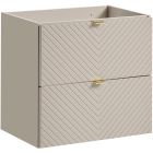 Set Kabinett Comad Viva Cashmere VIVA CASHMERE 82-60-2S, Waschbecken Comad Dance White UM-2060RB DANCE 60-DP