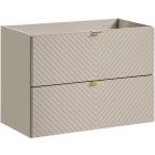 Set Kabinett Comad Viva Cashmere VIVA CASHMERE 82-80-2S, Waschbecken Comad Lola UN-LOLA-GW, NOVA OAK A 89-80