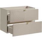 Set Kabinett Comad Viva Cashmere VIVA CASHMERE 82-80-2S, Waschbecken Comad Lola UN-LOLA-GW, NOVA OAK A 89-80