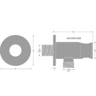 Set Badewannen- und Duscharmatur Kronenbach Smart Push 19044002SM, Kopfbrause Kronenbach Supra 2.0 153765001904SMN, 01900190KBN, 27409002SMKB, 28276000KBSM, 28628002SMKB, 27500001 KB