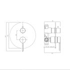 Set Kopfbrause Oltens Regna 37009300, Badewannen- und Duscharmatur Oltens Rann 34111300, 39403300, 39100300, 37109300, 39304300, 37200300