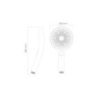 Set Badewannen- und Duscharmatur Oltens Rann 34111300, Kopfbrause Oltens Vann 37007300, 39403300, 39100300, 37107300, 39304300, 37200300