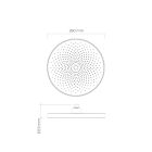 Set Kopfbrause Oltens Vann 37007300, Wandarm Oltens Krafta 39403300