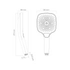 Set Badewannen- und Duscharmatur Oltens Rann 34111100, Kopfbrause Oltens Vann 37008100, 39403100, 39100100, 37108100, 39304100, 37200100