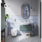 Set WC-Becken mit Absenkautomatik-Sitz Grohe Start 103848SH00, Unterputzrahmen Grohe Solido 38971000, 38966KV0