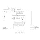 Set Umkehrosmose-Filtersystem USTM RO6 RO6WFU, Filtereinsatz für Umkehrosmoseanlage USTM SET13