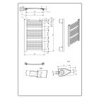 Set Elektrischer Heizkörper Luxrad Kastor Elektro KAST7654809003ERG, Elektro-Heizstab Luxrad GLX GLX200B
