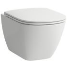 Set WC-Becken mit Absenkautomatik-Sitz Laufen Lua H8660820000001, Unterputzrahmen Laufen Ineo H9201140000001