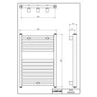 Set Elektrischer Heizkörper Luxrad Ares Elektro ARES11524509003ERG, Elektro-Heizstab Luxrad GLX GLX600B