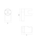 Set Duschbatterie Ksuro 02 12002010, Handbrause Ksuro One Click 16003010, 37200100, 19001010