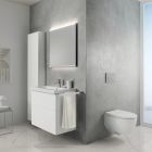 Set WC-Becken mit Absenkautomatik-Sitz Geberit iCon 503.048.00.8, Unterputzrahmen Geberit Duofix 111.003.00.2, 111.815.00.1, 156.050.00.1