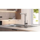 Set Stahlspüle Teka Flexlinea 115000015, Küchenarmatur Teka Uni 116020022