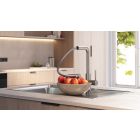 Set Stahlspüle Teka Flexlinea 115000015, Küchenarmatur Teka Uni 116020022