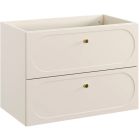 Set Kabinett Comad Donna Sand DONNA SAND 82-80-46-2S, Waschbecken Comad Fly FLY WHITE GLOSS UM 80-46 DP ( E-8073-80 )