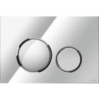 Set WC-Becken mit Absenkautomatik-Sitz Cersanit Zen S701-428, Verdeckter Rahmen mit Betätigungsplatte Cersanit S701-778