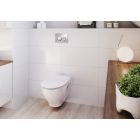 Set WC-Becken mit Absenkautomatik-Sitz Cersanit Zen S701-428, Verdeckter Rahmen mit Betätigungsplatte Cersanit S701-778
