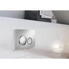 Set WC-Becken mit Absenkautomatik-Sitz Cersanit Zen S701-428, Verdeckter Rahmen mit Betätigungsplatte Cersanit S701-778