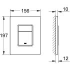 Set WC-Becken mit Absenkautomatik-Sitz Grohe Start 103848SH00, Unterputzrahmen Grohe Solido 38971000, 38966KV0