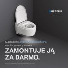 Set Dusch-WC Geberit AquaClean Mera 146.200.11.1, Unterputzrahmen Geberit Duofix 111.320.00.6
