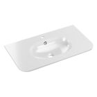 Set Kabinett Comad Ovalia Cremona OVALIA CREMONA 82-80-46-2S, Waschbecken Comad Pure PURE WHITE GLOSS UM 80-46