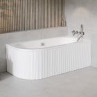 Set Eckbadewanne Besco Avita #WAV-160-NL, Badewannenverkleidung Besco Avita OAV-160-NSR