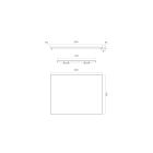 Set Unterschrank Oltens Lun 60032000, Naphtha-Arbeitsplatte Oltens Lun 63024000