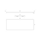 Set Unterschrank Oltens Lun 60030900, Naphtha-Arbeitsplatte Oltens Lun 63027900