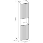 Set Kabinett Comad Nova Coast Evoke NOVA COAST EVOKE 82-80-40-2S, Kabinett Comad Nova Coast Evoke NOVA COAST EVOKE 80-30-2D, NOVA OAK A 89-80