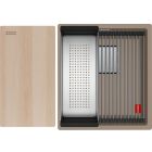Set Granitspüle Franke Kanon 125.0749.647, Küchenarmatur Franke Atlas Neo 115.0741.710