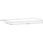 Set Badschrank Comad Dorothy Ristretto DOROTHY RISTRETTO 82-100-46-2S, Waschbecken Comad Lena UN-LENA-MB2, RISTRETTO 89-100-46 M