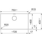 Set Küchenarmatur Franke Active L Pull-Out Spray 115.0721.464, Granitspüle Franke Maris 125.0737.991