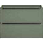 Set Badschrank Comad Sombra Green SOMBRA GREEN 82-80-46-2S, Waschbecken Comad Sky SKY 1 BLACK MATT 80 DP ( E-8099-80 ), NIAGARA UM 03 BLACK 86001B