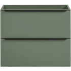 Set Badschrank Comad Sombra Green SOMBRA GREEN 82-70-46-2S, Waschtischplatte Comad Sombra Green GREEN 89-70-46 M