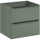 Set Badschrank Comad Sombra Green GREEN UN 84-60-2D, Badschrank Comad Sombra Green SOMBRA GREEN 82-60-46-2S, SKY 1 BLACK MATT 60 DP ( E-8099-60 )