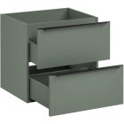 Set Badschrank Comad Sombra Green GREEN UN 84-60-2D, Badschrank Comad Sombra Green SOMBRA GREEN 82-60-46-2S, SKY 1 BLACK MATT 60 DP ( E-8099-60 )