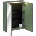 Set Badschrank Comad Sombra Green GREEN UN 84-60-2D, Badschrank Comad Sombra Green SOMBRA GREEN 82-60-46-2S, SKY 1 BLACK MATT 60 DP ( E-8099-60 )