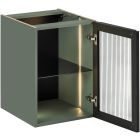 Set Badschrank Comad Sombra Green SOMBRA GREEN 81-40-1DG, Waschtischplatte Comad Sombra Green GREEN 89-40-46 M