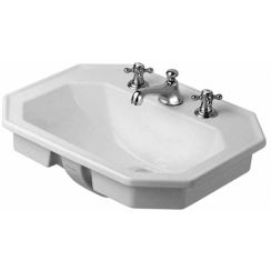 Duravit Seria 1930 Waschbecken 58x47 cm Einbauwaschbecken weiß 0476580000