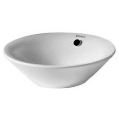 Duravit Starck 1 waschbecken 33x33 cm rund nabla-förmig weiß 0408330000