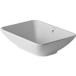 Duravit ME by Starck waschbecken 55x42 cm rechteckig nabla-förmig weiß 334520000