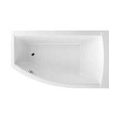 Excellent Magnus Eckbadewanne 150x85.5 cm rechtsseitig weiß WAEX.MGP15WH