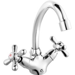 Ferro Retro waschbeckenhahn stehend chrom XR2