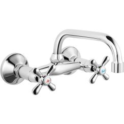 Ferro Retro waschbeckenhahn Wand chrom XR3