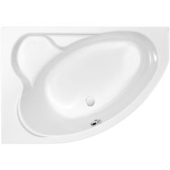Cersanit Kaliope Eckbadewanne 153x100 cm linksseitig weiß S301-024
