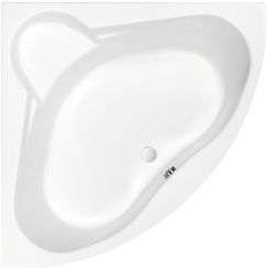Cersanit Venus Eckbadewanne 140x140 cm linksseitig weiß S301-038