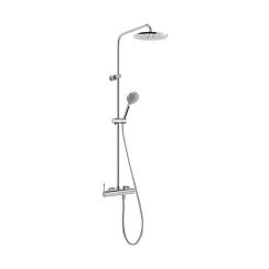 Tres Lex-Tres Duschset Wandmontage mit Regenbrause chrom 1.81.191